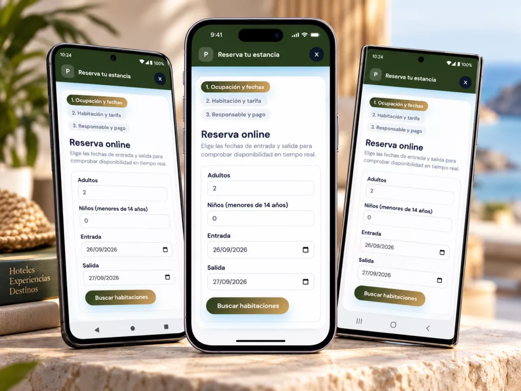 Reserva de alojamiento desde el móvil con Alóxame